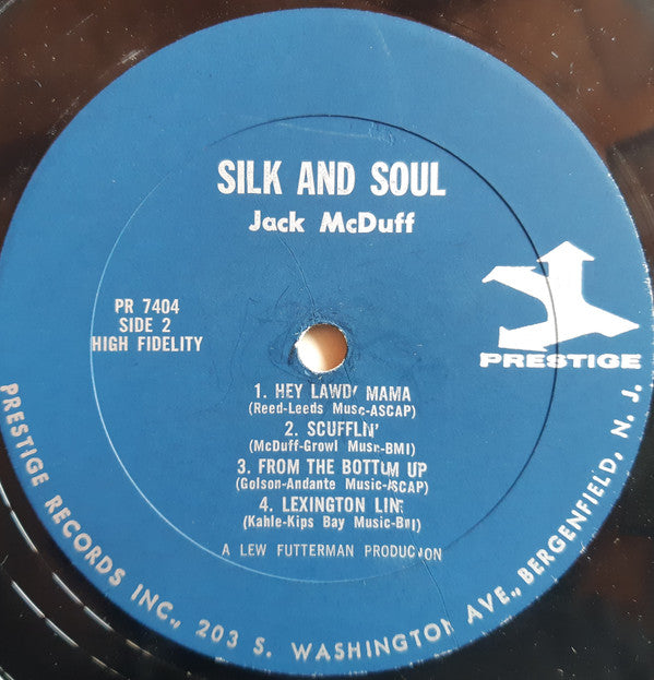 Brother Jack McDuff : Silk And Soul (LP, Album, Mono)