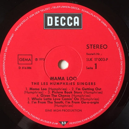 Les Humphries Singers : Mama Loo (LP, Album)