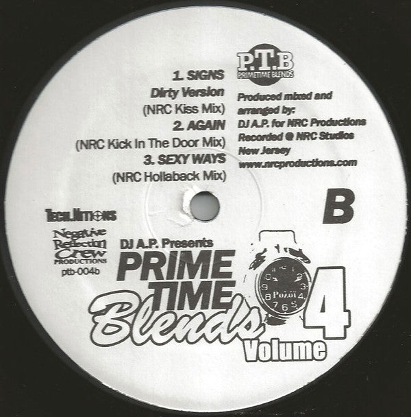 DJ A.P. : Primetime Blends Volume 4 (12", Comp)