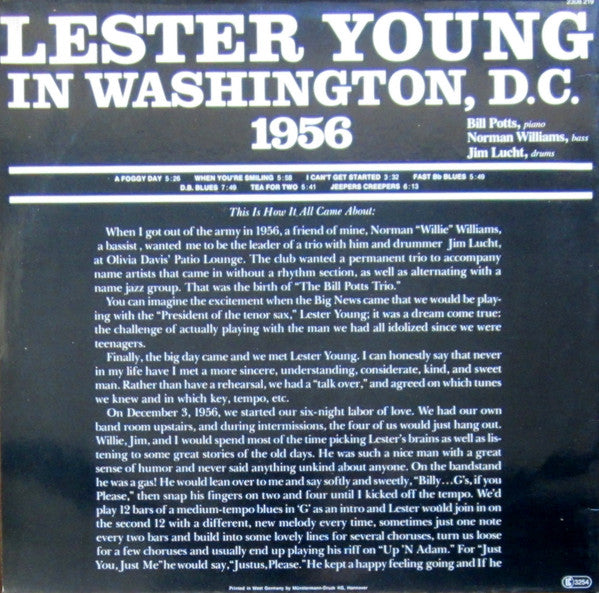 Lester Young : Pres/The Complete Savoy Recordings (2xLP, Comp, Mono, RE, Gat)