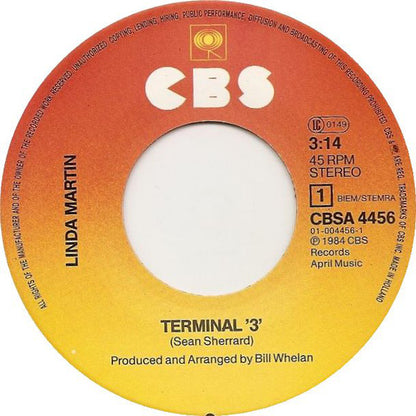 Linda Martin : Terminal '3' (7", Single)