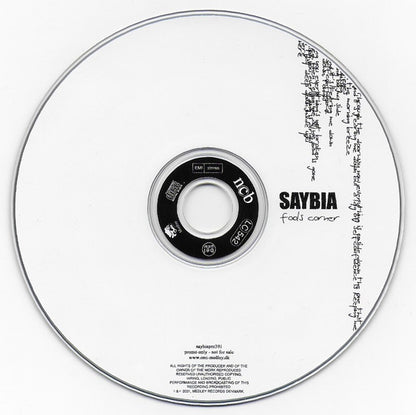 Saybia : Fool's Corner (CD, Single, Promo)