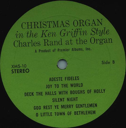 Charles Rand : Christmas Organ In The Ken Griffin Style (LP, Album)