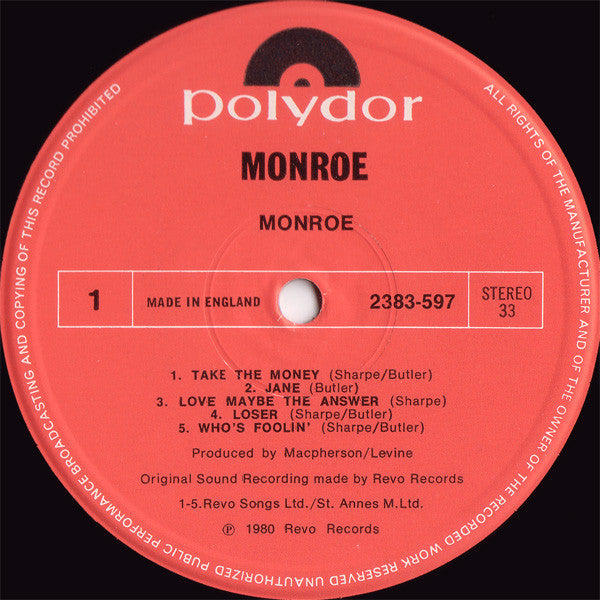 Monroe (12) : Monroe (LP)