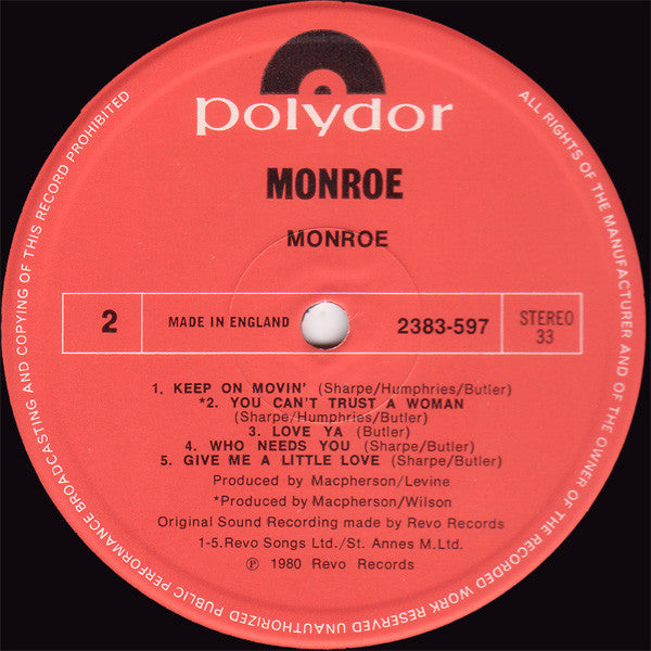 Monroe (12) : Monroe (LP)