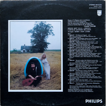 Cornelis Vreeswijk : Spring Mot Ulla - Spring! Cornelis Sjunger Bellman (LP, Album, Gat)