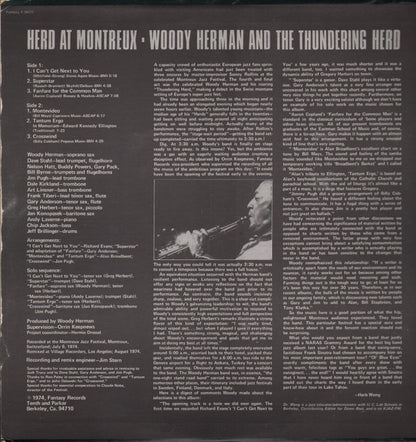 Woody Herman : Herd At Montreux (LP, Album)