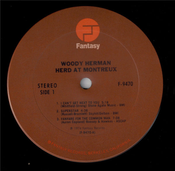 Woody Herman : Herd At Montreux (LP, Album)