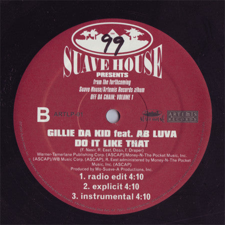 Lil Noah / Gillie Da Kid Featuring Ab-Liva : Shine / Do It Like That (12")