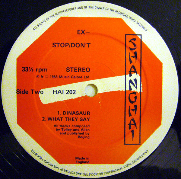 EX- : Stop/Don't (12", MiniAlbum)