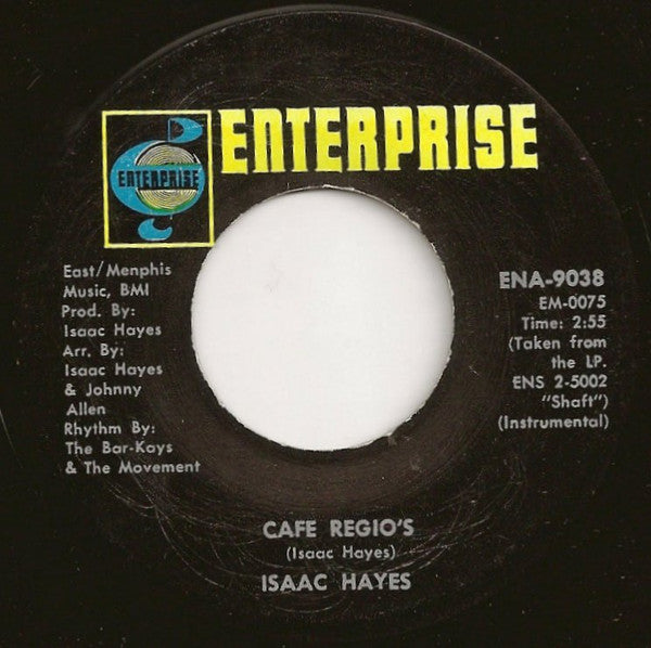 Isaac Hayes : Theme From Shaft (7", Single, Mono, Son)