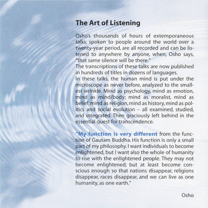 Osho : Osho Talks - The Art Of Living (CD, Album)