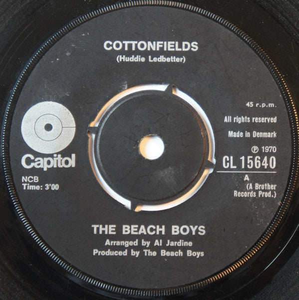 The Beach Boys : Cottonfields / The Nearest Faraway Place (7")