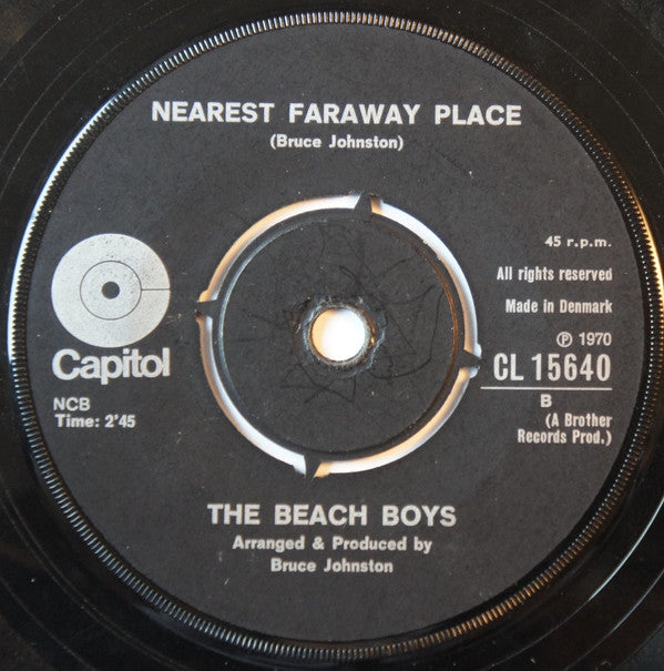 The Beach Boys : Cottonfields / The Nearest Faraway Place (7")