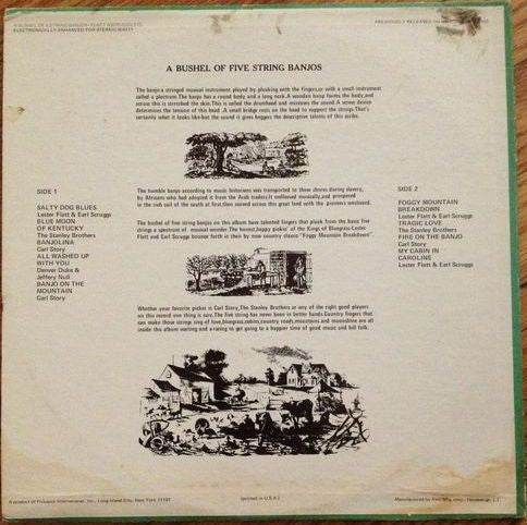 Various : A Bushel Of Five String Banjos (LP, Album)