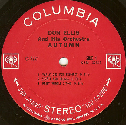 The Don Ellis Orchestra : Autumn (LP, Album)