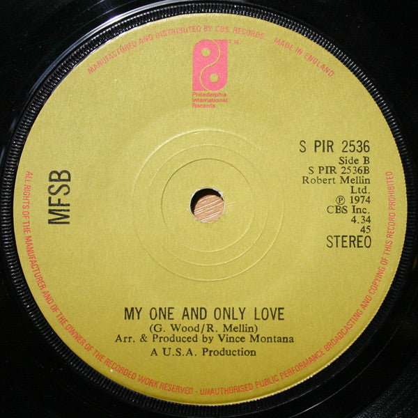 MFSB : Love Is The Message  (7")