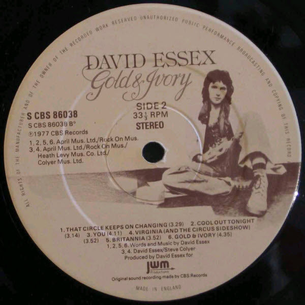 David Essex : Gold & Ivory (LP, Album)