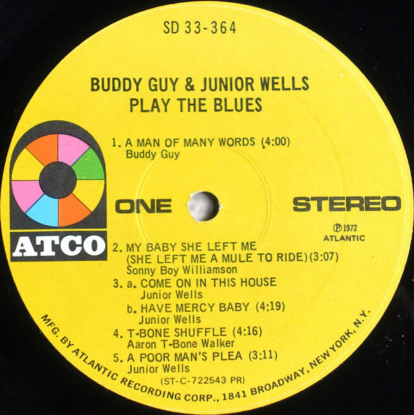 Buddy Guy & Junior Wells : Play The Blues (LP, Album, PR )