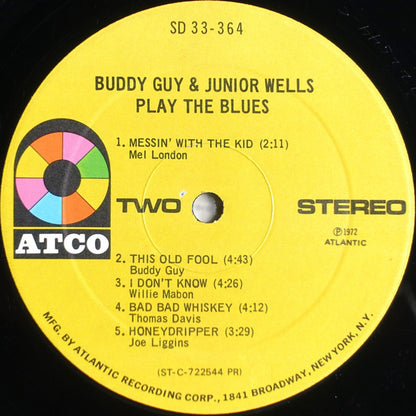 Buddy Guy & Junior Wells : Play The Blues (LP, Album, PR )