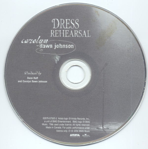 Carolyn Dawn Johnson : Dress Rehearsal (CD, Album)