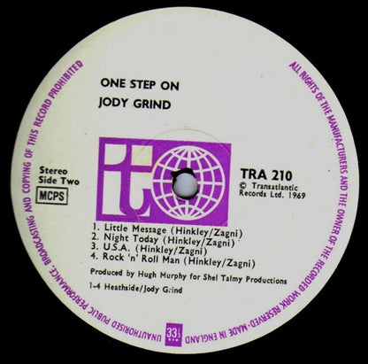 Jody Grind : One Step On (LP, Album, Gat)