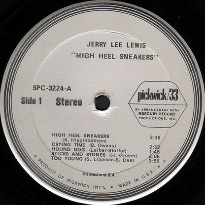 Jerry Lee Lewis : High Heel Sneakers (LP, Comp)