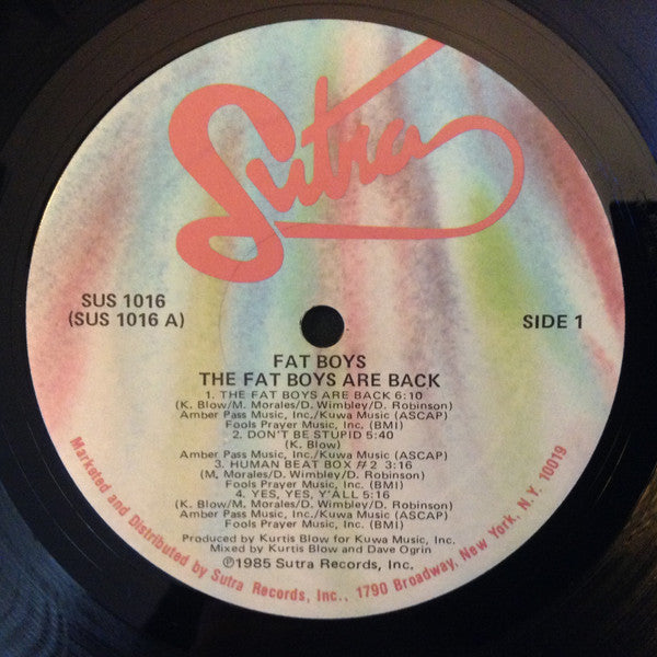 Fat Boys : The Fat Boys Are Back (LP, Album)