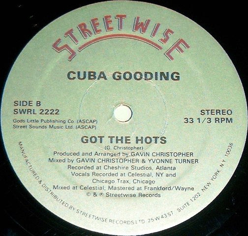 Cuba Gooding : Got The Hots (12")