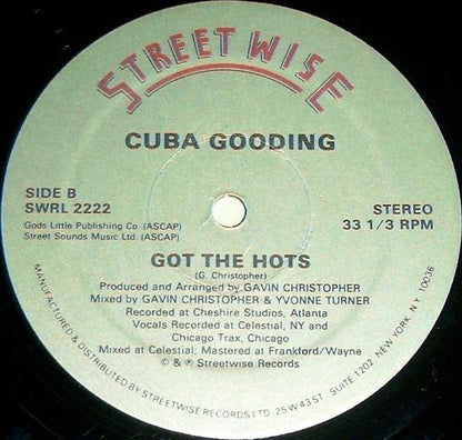 Cuba Gooding : Got The Hots (12")