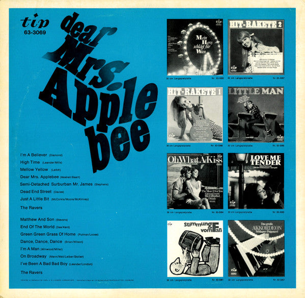 The Ravers (4) : Dear Mrs. Applebee (LP, Album)