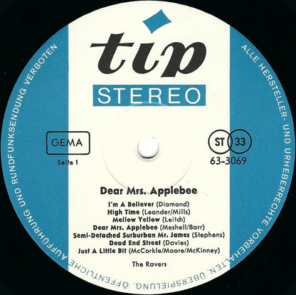 The Ravers (4) : Dear Mrs. Applebee (LP, Album)