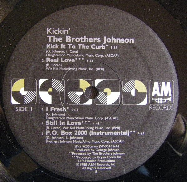 Brothers Johnson : Kickin' (LP, Album)