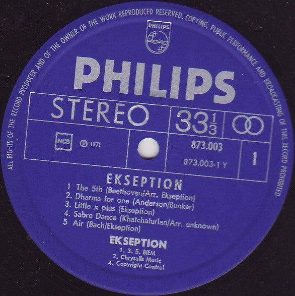 Ekseption : Ekseption (LP, Album)