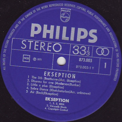 Ekseption : Ekseption (LP, Album)