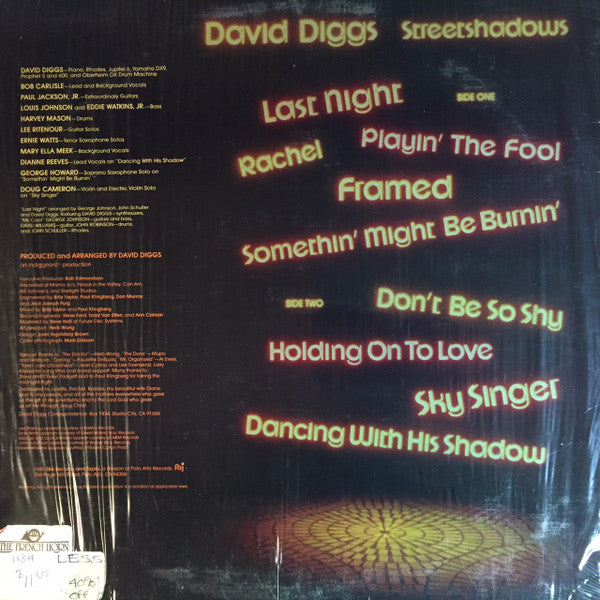 David Diggs : Streetshadows (LP, Album)