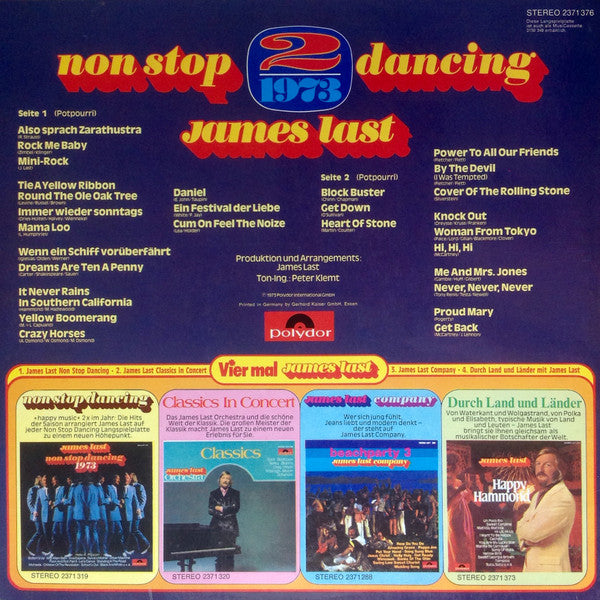 James Last : Non Stop Dancing 1973/2 (LP, Album)