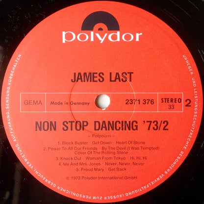 James Last : Non Stop Dancing 1973/2 (LP, Album)