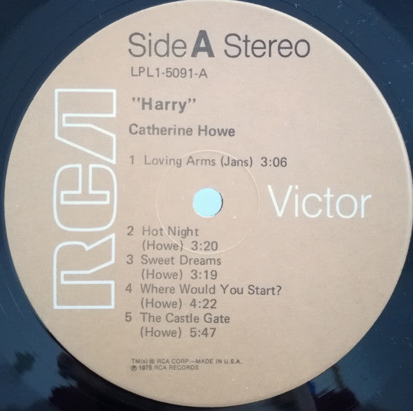 Catherine Howe : Harry (LP, Album)