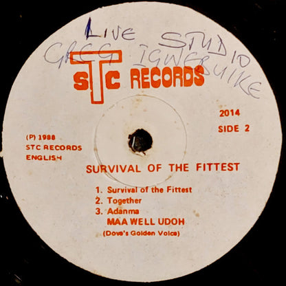 Maxwell Udoh : Survival Of The Fittest (LP, Album)