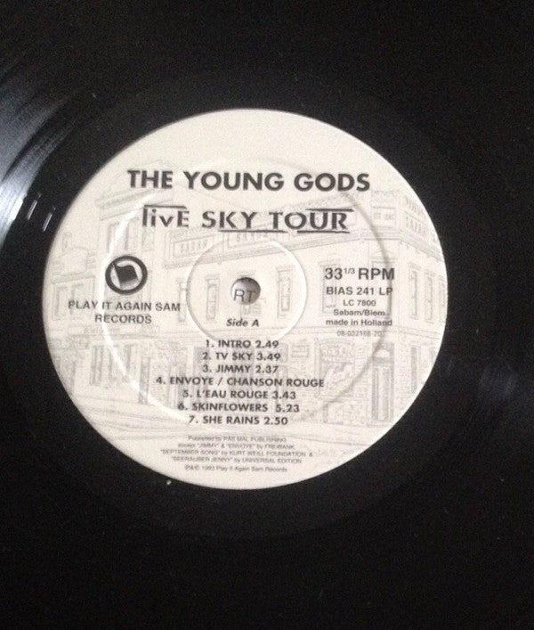 The Young Gods : Live Sky Tour (LP, Album)