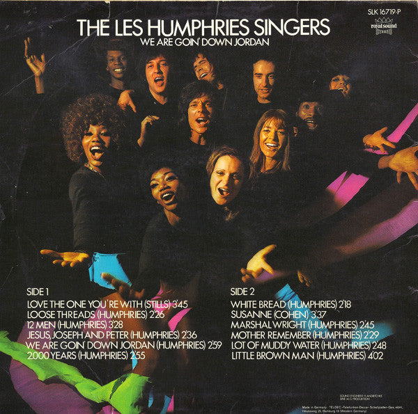 Les Humphries Singers : We Are Goin' Down Jordan (LP, Album)