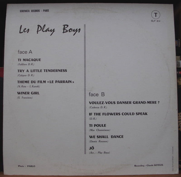 Kenny Lewis (6) With Les Play Boys : Ti Macaque (LP, Album)