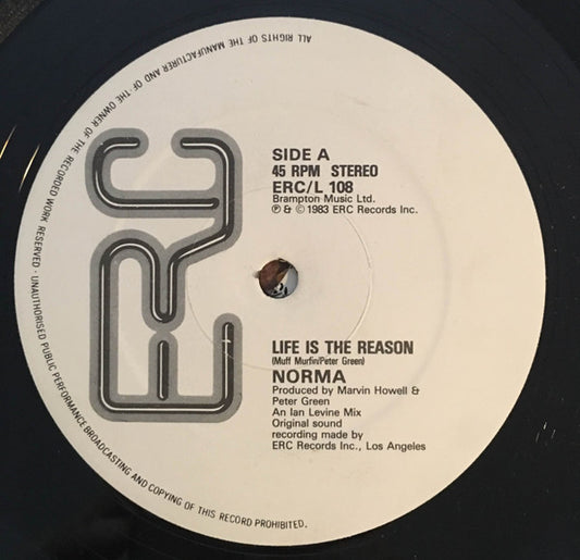 Norma Lewis : Life Is The Reason (12")