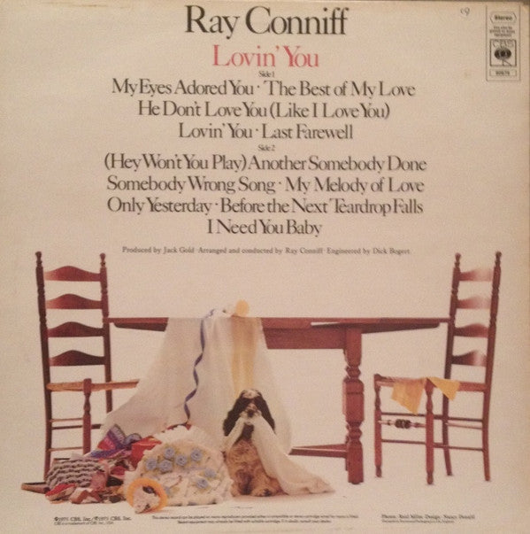 Ray Conniff : Lovin' You (LP, Album)