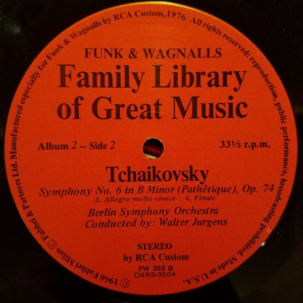 Pyotr Ilyich Tchaikovsky : The Pathétique - Sixth Symphony (LP, Album)