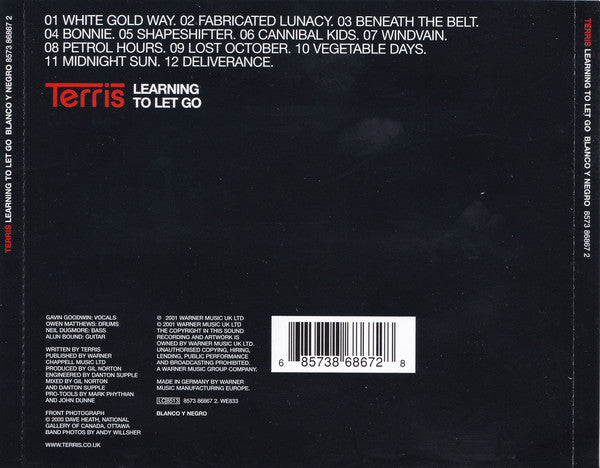 Terris : Learning To Let Go (CD, Album)