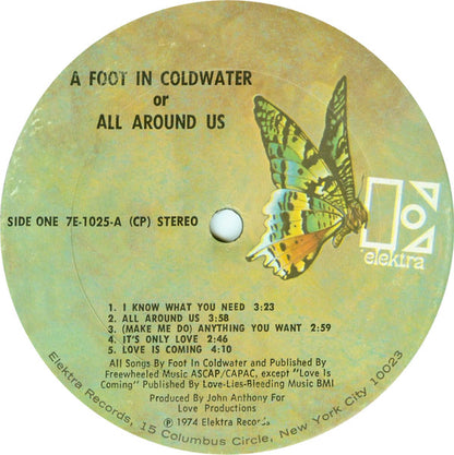 A Foot In Coldwater : Or All Around Us (LP, Album)