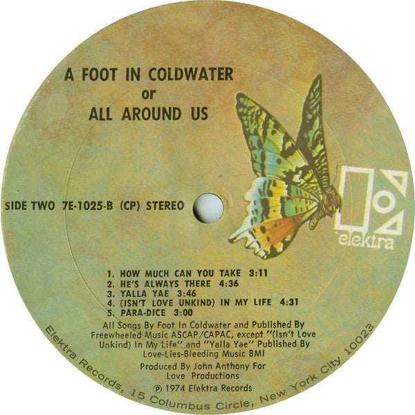 A Foot In Coldwater : Or All Around Us (LP, Album)