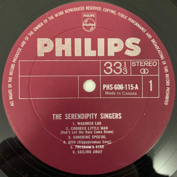 The Serendipity Singers : The Serendipity Singers (LP, Album)